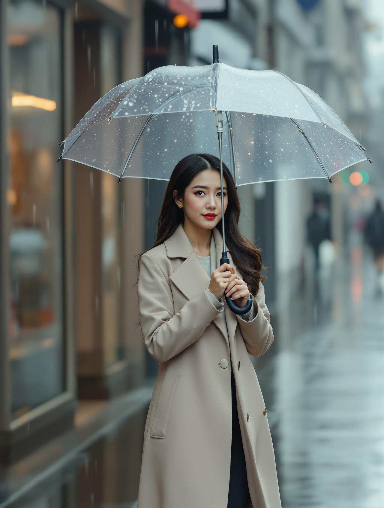 秀人私购-美女写真-雨中漫步